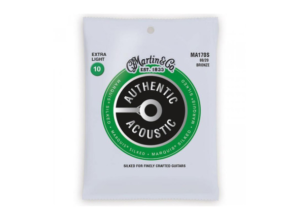 Martin AUTHENTIC SILKED BRONZE 80/20 EXTRA LIGHT 10-47 CMAMA170S Martin AUTHENTIC SILKED BRONZE 80/20 EXTRA LIGHT 10-47 CMAMA170S